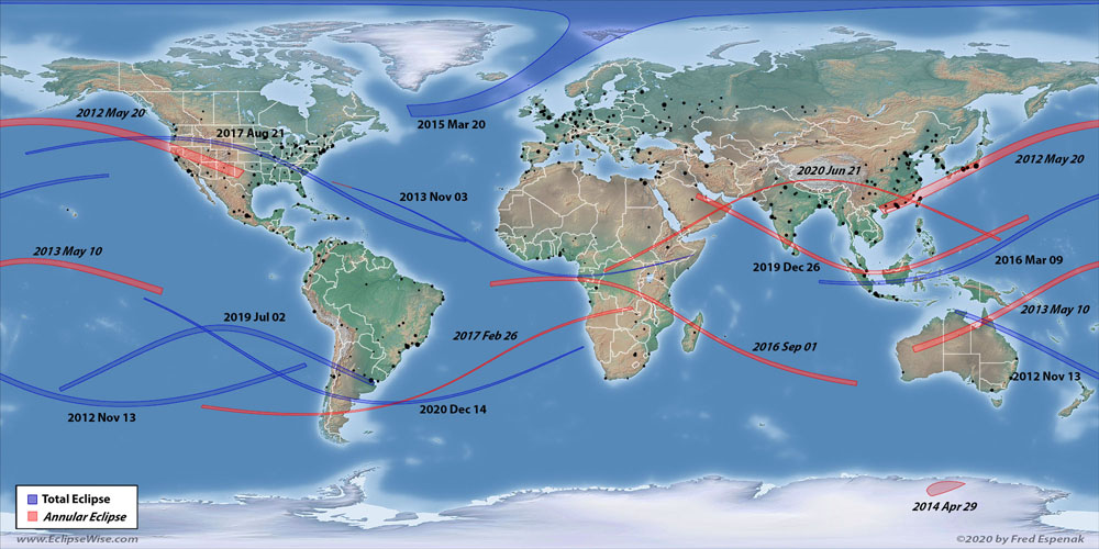 eclipse map