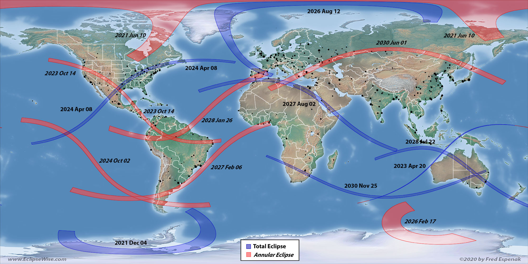 eclipse map