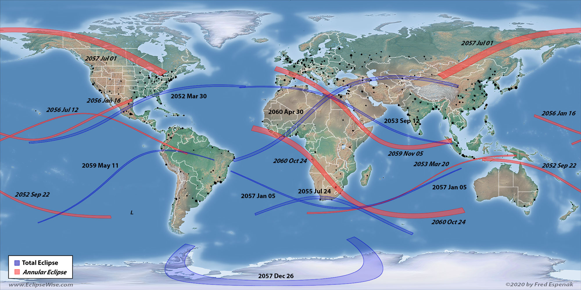 eclipse map