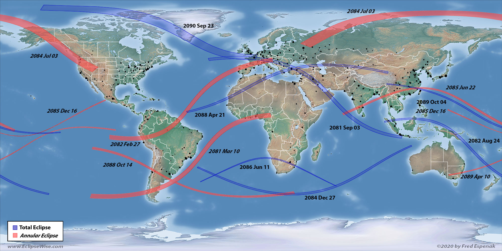 eclipse map