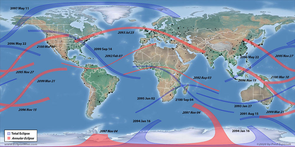 eclipse map