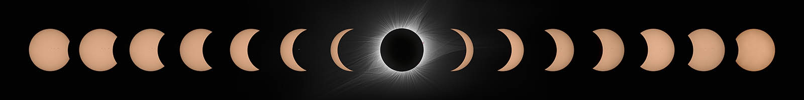 2017 Total Solar Eclipse Sequence