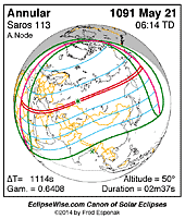 eclipse map